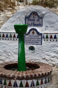 Travel photography:Public drinking fountain in Granada`s Sacromonte district, Spain