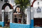 Travel photography:Flamenco house in Granada`s Sacromonte district, Spain