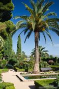 Travel photography:Park and gardens of the Generalife in the Granada Alhambra, Spain