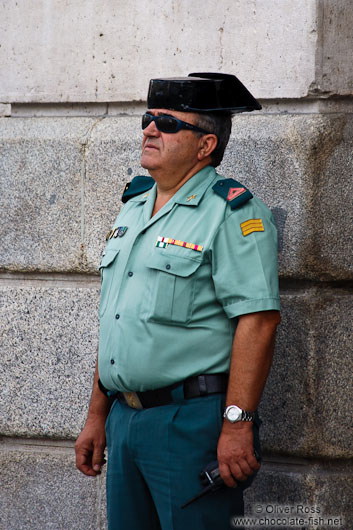 Madrid policeman