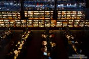 Travel photography:Library in the Reina Sofia museum in Madrid, Spain