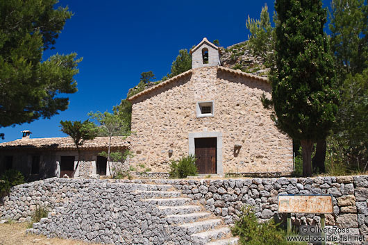 The Ermita de Sant Llorenc in the Serra de Tramuntana mountains