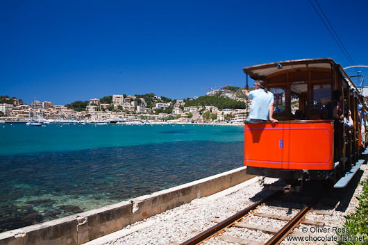 The old tram in Port de Soller