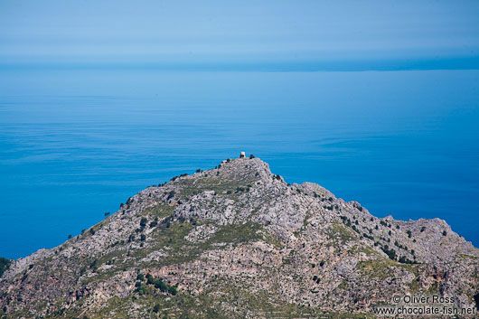 Old watch tower in the Serra de Tramuntana mountains