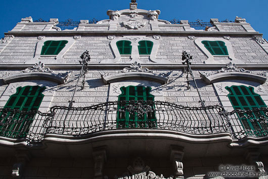 Facade of a house in Soller