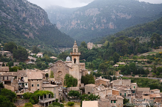 Panoramic view of Valldemossa Village