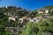 Travel photography:Panorama of Deiá, Spain