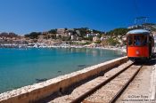 Travel photography:The old tram in Port de Soller, Spain