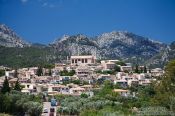 Travel photography:Panoramic view of Selva, Spain