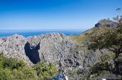 Travel photography:Panoramic view in the Serra de Tramuntana mountains, Spain