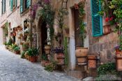 Travel photography:Street in Valldemossa village, Spain