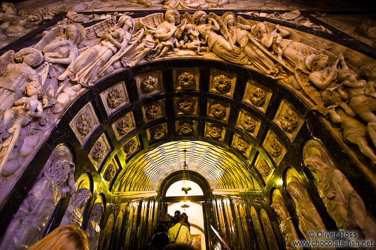 Tunnel ascending to the Virgin of Montserrat 