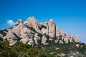 Travel photography:The Montserrat rocks, Spain