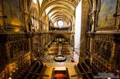 Travel photography:The main church at Montserrat monastery, Spain