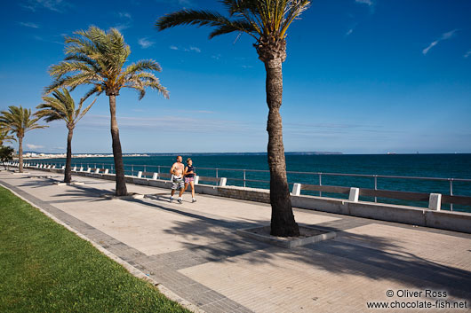 Sea side promenade in Palma