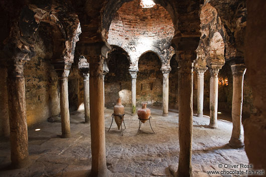 Inside the old Arabic Baths in Palma