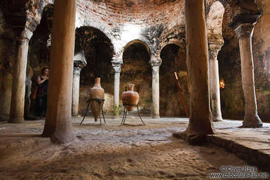 Inside the old Arabic Baths in Palma