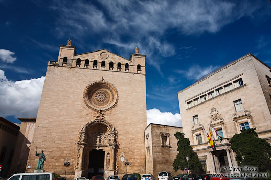 The St Fracesc Basilica in Palma