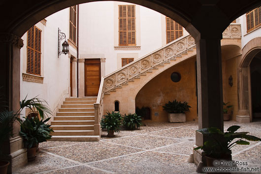 Patio inside a Palma house