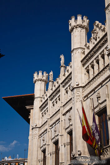 Gargoyles at the Palma city hall