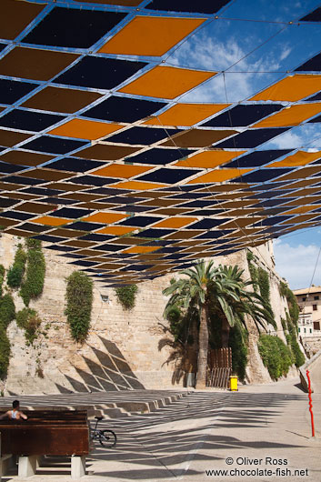 Open air stage between Palma´s city walls