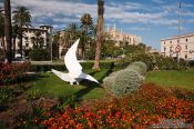 Travel photography:View of the Cathedral in Palma, Spain