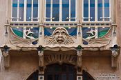 Travel photography:Facade detail in Palma, Spain