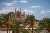 Travel photography:La Seu cathedral in Palma, Spain