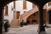 Travel photography:Patio inside a Palma house, Spain