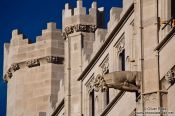 Travel photography:Gargoyles at the former trade exchange Sa Llotja in Palma, Spain