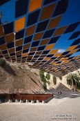 Travel photography:Open air stage between Palma´s city walls, Spain