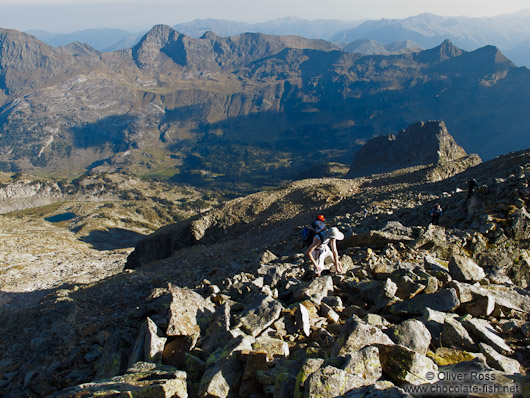 Ascending the Aneto mountain