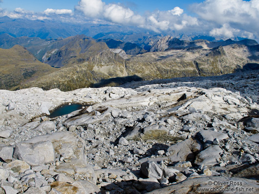 View from the ascent to the Aneto mountain