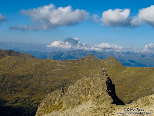 View from the ascent to the Aneto mountain