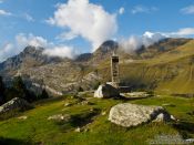 Travel photography:View from the La Renclusa refuge at the base of the Aneto mountain, Spain