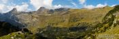 Travel photography:View from La Renclusa refuge at the base of the Aneto mountain, Spain