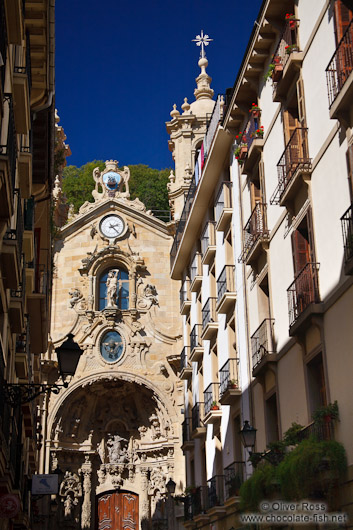 The Basilica of Saint Mary of the Chorus (Basílica de Nuestra Señora del Coro) in San Sebastian