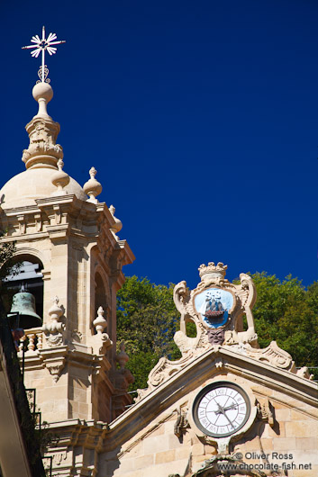 The Basilica of Saint Mary of the Chorus (Basílica de Nuestra Señora del Coro) in San Sebastian