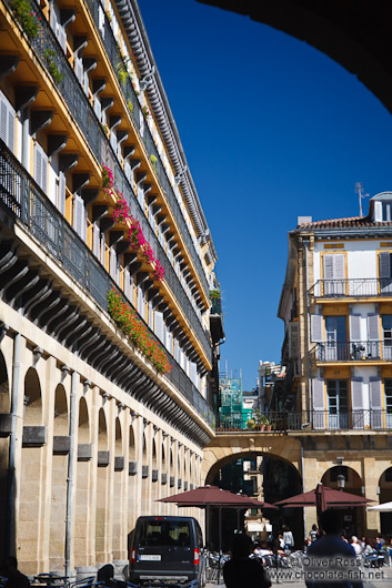 The plaza de la constitución (constitution square) in San Sebastian