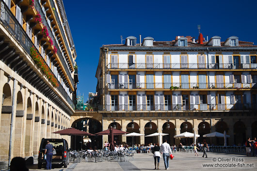 The plaza de la constitución (constitution square) in San Sebastian