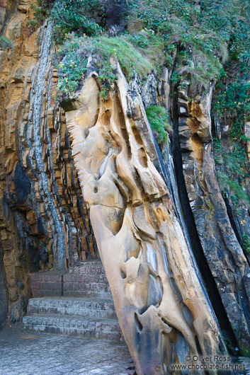 Rock formations in San Sebastian