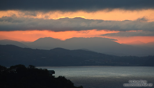 Dusk in San Sebastian