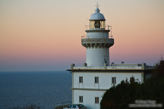 Dusk over the San Sebastian light house