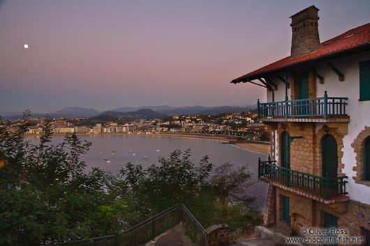 Dusk over San Sebastian