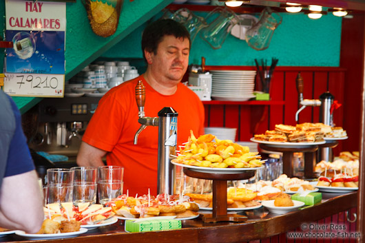 San Sebastian pinchos (pintxos)