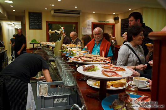 San Sebastian pinchos (pintxos)