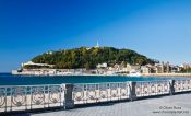 Travel photography:Isla de Santa Klara in San Sebastian, Spain