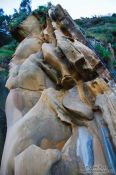 Travel photography:Rock formations in San Sebastian, Spain