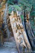 Travel photography:Rock formations in San Sebastian, Spain