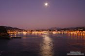 Travel photography:San Sebastian by night, Spain